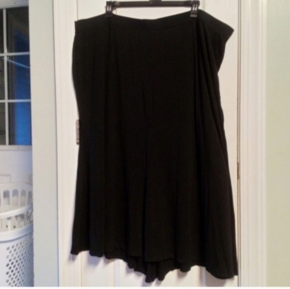 Anywhere By Catherine's Elegant Black Women's Maxi Skirt 4X(30-32) Church